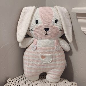 Living Textiles Lucy Bunny Plush Knit Bunny 14" Rattles